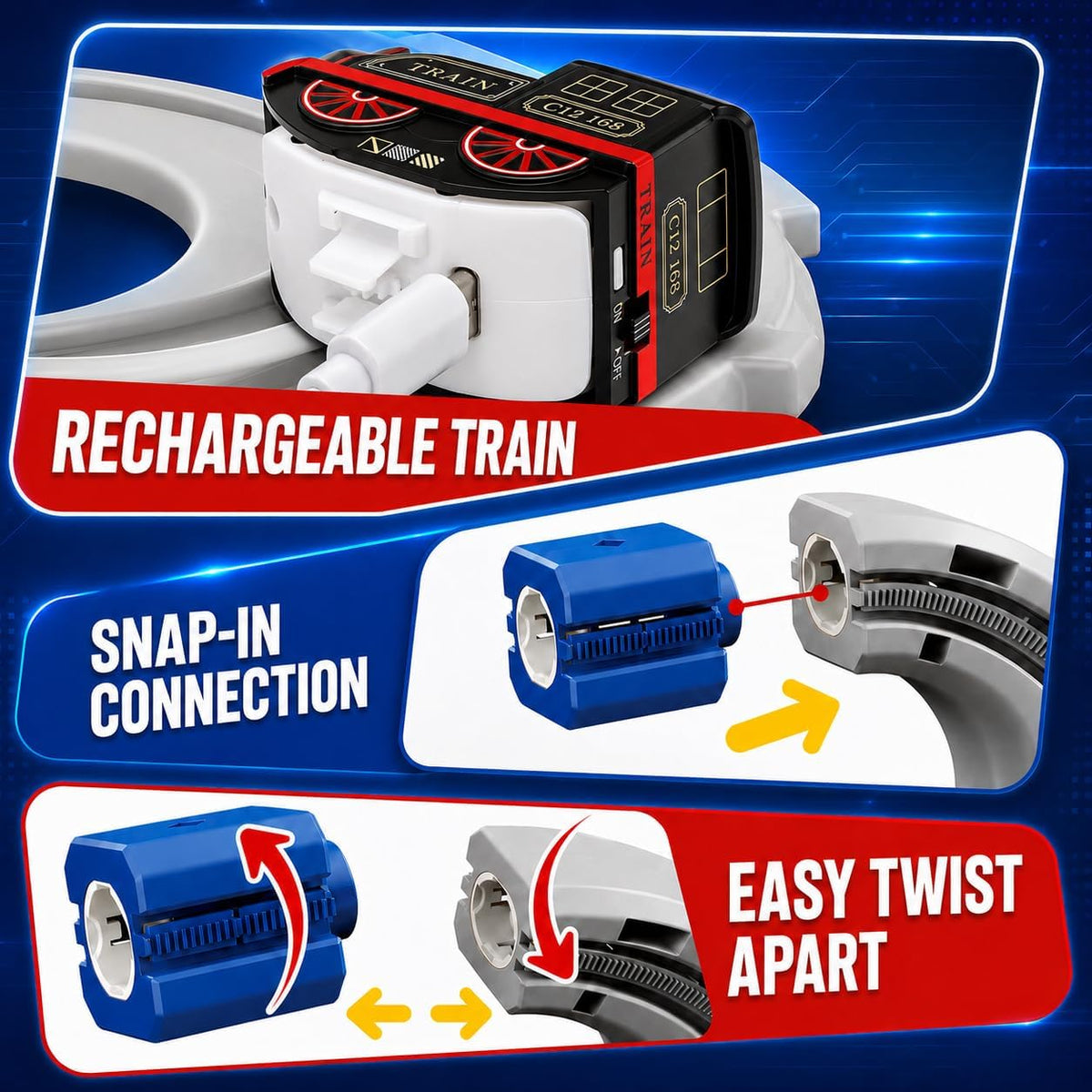Magnetic Electric Railway Builder (Limited Edition)